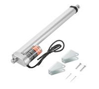VEVOR Actuador Lineal de 12 V, Actuador de Movimiento Lineal de 300 mm 330 lbs/1500 N 5 mm/s con Soporte de Montaje y Protección IP54 para Muebles, Sistemas de Automatización, Equipos Mecánicos