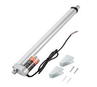 VEVOR Actuador lineal de 12 V, actuador de movimiento lineal de 400 mm 1500 N 5 mm/s con soporte de montaje y protección IP54 para muebles, sistemas de automatización, equipos mecánicos