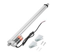 VEVOR Actuador Lineal de 12 V, Actuador de Movimiento Lineal de 450 mm 330 lbs/1500 N 5 mm/s con Soporte de Montaje y Protección IP54 para Muebles, Sistemas de Automatización, Equipos Mecánicos