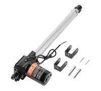 VEVOR Actuador lineal de 12 V, actuador de movimiento lineal de alta resistencia 350 mm 6000 N 5 mm/s con soporte de montaje y protección IP44 para puertas eléctricas, maquinaria industrial, barcos