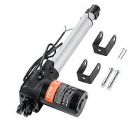 VEVOR Actuador Lineal de 12V, Actuador de Movimiento Lineal de Alta Resistencia 200mm 6000N 5mm/s con Soporte de Montaje y Protección IP44 para Puertas Eléctricas, Maquinaria Industrial, Barcos, Carga