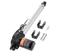 VEVOR Actuador Lineal de 12V, Actuador de Movimiento Lineal de Alta Resistencia 300mm 6000N 5mm/s con Soporte de Montaje y Protección IP44 para Puertas Eléctricas, Maquinaria Industrial, Barcos, Carga