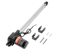 VEVOR Actuador Lineal de 12V, Actuador de Movimiento Lineal de Alta Resistencia 400mm 6000N 5mm/s con Soporte de Montaje y Protección IP44 para Puertas Eléctricas, Maquinaria Industrial, Barcos, Carga