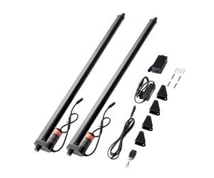 VEVOR Actuadores Lineales Kit 2 Piezas 12 V Actuador de Movimiento Lineal 760mm Velocidad 9mm/s, Actuador Lineal 1000 N Control Remoto Inalámbrico para Levantar TV, Mesa, Sofá, Protección IP54
