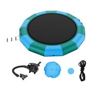 VEVOR acuático Inflable, Color Blue (15ft Recreational Water Trampoline Green)