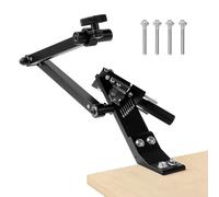 VEVOR Afilador de Cuchillas para Cortacésped Ajustable de 15° a 45° con 4 Pines Adaptadores Diseño de Rodamiento de Bolas Mango Ampliado de 25 mm Compatible con la Mayoría de Amoladoras Angulares