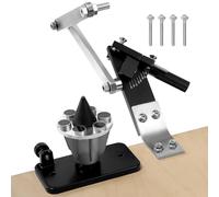 VEVOR Afilador de Cuchillas para Cortacésped con Equilibrador Ajustable de 15°-45° 4 Pines Adaptadores Rodamientos de Bolas Mango Ampliado de 25 mm Compatible con la Mayoría de Amoladoras Angulares