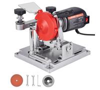 VEVOR Afiladora de Discos de Sierra Circular 140 W 5700 RPM, Afilador de Hojas de Sierra Circular para Hojas de 90 a 400 mm con Muela de Diamante y Cerámica Ajuste para Taller Carpintería y Bricolaje