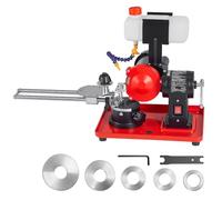 VEVOR Afiladora de Discos de Sierra Circular 370 W 2890 RPM, con Muela de 125 mm, Depósito de Agua y Centradores de Sierra para Hojas de 80 a 700 mm, Ajuste de Ángulo para Taller Bricolaje Carpintería