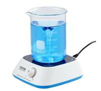 VEVOR Agitador magnético 0-2000 rpm 3000 ml Mezclador de placa magnética Velocidad de agitación ajustable Agitador de laboratorio con barra agitadora para investigación, estudio, experimento