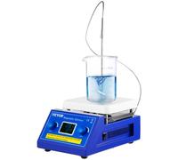 VEVOR Agitador Magnético de Placa Caliente 5L Agitador Magnético de Laboratorio 500W Laboratorio Digital Agitador Magnético 18 x 30,5 x 14 cm Agitador Magnético con Placa Mezclador de Agitador