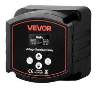 VEVOR Aislador de Batería Dual de 12 V y 300 A, con Pantalla LCD, para Baterías de Litio y Plomo-Ácido, para Automóviles, Camiones, Autocaravanas, UTV, ATV y Embarcaciones, 90 x 90 x 80 mm, Negro