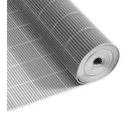 VEVOR Alfombra de Drenaje Antideslizante 90 x 1500 cm, Alfombrilla Comercial de PVC con Orificio de Drenaje para Zonas Húmedas, Suelo para Cocina Piscina Restaurante Terraza Baño Ducha, Color Gris