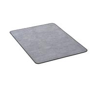VEVOR Alfombra Protectora para Suelos Duros 1219,2 x 914,4 mm Alfombrillas para Silla de Oficina Superficie de Pana Antideslizante Fácil de Limpiar Deslizamiento Suave para Hogar, Oficina, Gris