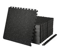 VEVOR Alfombras de Espuma Entrelazadas 25 Piezas Antideslizantes para Suelos 24" x 24" Alfombrillas de Bloqueo de Punto 1/2 de Grosor, Diseño Actualizado de 2 Capas para Aulas, Gimnasios, Hogar