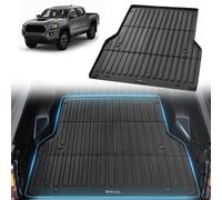 VEVOR Alfombrilla para Caja de Camioneta, Compatible con Toyota Tacoma 2005-2023, TPE, Gruesa y Resistente, Accesorio para Automóvil para Protección contra Todo Tipo de Clima, 1520 x 1360 x 45 mm