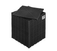 VEVOR Alfombrilla de Drenaje Entrelazada de 310 x 310 x 15,1 mm, 24 Alfombrillas de Drenaje Entrelazadas, Alfombrilla de Drenaje de Polipropileno Antideslizante para Suelo, Baño, Garaje, Jardín, Negro