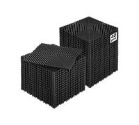 VEVOR Alfombrilla de Drenaje Entrelazada de 310 x 310 x 15,1 mm, 40 Alfombrillas de Drenaje Entrelazadas, Alfombrilla de Drenaje de Polipropileno Antideslizante para Suelo, Baño, Garaje, Jardín, Negro