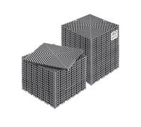 VEVOR Alfombrilla de Drenaje Entrelazada de 310 x 310 x 15,1 mm, 40 Alfombrillas de Drenaje Entrelazadas, Alfombrilla de Drenaje de Polipropileno Antideslizante para Suelo, Baño, Garaje, Jardín, Gris