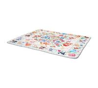 VEVOR - Alfombrilla de juego para bebé, 59 x 71 pulgadas, antideslizante, de una sola pieza, gruesa, suave, plegable, enrollable, impermeable, lavable a máquina