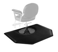 VEVOR Alfombrilla de Peluquería para Estilistas, Antifatiga, Hexagonal, con Corte Redondo, Superficie de PVC Fácil de Limpiar y Bordes Biselados Anticaídas, Larga Durabilidad, 1225 x 1505 x 13 mm