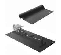 VEVOR Alfombrilla para Cinta de Correr, PVC de Alta Densidad, Impermeable y Antideslizante, Ideal para Gimnasios en Casa, Protección Eficaz del Suelo, Fácil de Limpiar, 915 x 1980 x 6 mm, Negro