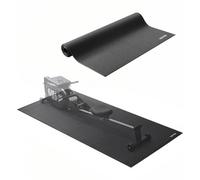 VEVOR Alfombrilla para Cinta de Correr, PVC de Alta Densidad, Impermeable y Antideslizante, Ideal para Gimnasios en Casa y Fitness, Resistente al Desgarro y Duradero, 760 x 1820 x 6 mm, Negro