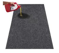 VEVOR Alfombrilla para Suelo de Garaje 2286x5791,2mm Alfombrilla Protectora Antideslizante Impermeable Agua Barro Aceite para Coche con Respaldo de TPE Antifugas Fácil de Limpiar Corte, Varios Usos