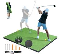 VEVOR Alfombrillas de Golf 152x122 cm Tapetes para Práctica de Golf Esterilla de Entrenamiento de Golpe de Golf Espesor de 10 mm Tapete para Práctica de Golf en Patio Trasero, Exterior