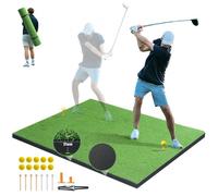 VEVOR Alfombrillas de Golf 152x122 cm Tapetes para Práctica de Golf Esterilla de Entrenamiento de Golpe de Golf Espesor de 15 mm Tapete para Práctica de Golf en Patio Trasero, Exterior