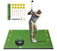 VEVOR Alfombrillas de Golf 152x122 cm Tapetes para Práctica de Golf Esterilla de Entrenamiento de Golpe de Golf Espesor de 15 mm Tapete para Práctica de Golf en Patio Trasero, Exterior