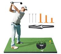 VEVOR Alfombrillas de Golf 152x122 cm Tapetes para Práctica de Golf Esterilla de Entrenamiento de Golpe de Golf Espesor de 10 mm Tapete para Práctica de Golf en Patio Trasero, Exterior