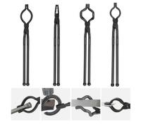 VEVOR Alicates Forja Pinzas 4PCs 46cm Boca de Lobo en Forma de V ZV y Agarre