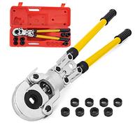 VEVOR Alicates para Prensar Tuberías 16-32 mm, Multicapa U16, U20, U25, U32, TH16, TH20, TH26, TH32 mm, Cabezal 360° Giratoria, 6T para Conexión de Tuberías de Cobre, de Plástico o de Aluminio