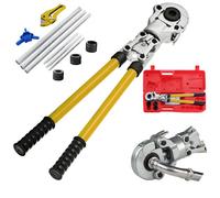 VEVOR Alicates Prensadores de Tuberías Contorno TH16-32 mm, Alicates de Presión para Tubos Compuestos con 360° Cabeza Giratoria, Alicate Multicapa, para Tubos de Plástico de Aluminio, Tubos PEX y PB