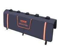 VEVOR Almohadilla de Protección para Portón Trasero 135x83 cm Cojín para Portón Trasero Portabicicletas con 5 Correas de Fijación 2 Bolsillos para Herramientas Capacidad de 5 Bicicletas para Kayak MTB