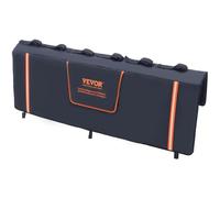 VEVOR Almohadilla de Protección para Portón Trasero 157x93 cm Cojín para Portón Trasero Portabicicletas con 6 Correas de Fijación 2 Bolsillos para Herramientas Capacidad de 6 Bicicletas para Kayak MTB