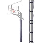 VEVOR Almohadilla para Poste de Baloncesto, Resistente, Envolvente, Impermeable, para Todo Tipo de Clima para Sótanos y Garajes, Tela de Malla de PVC + Espuma Perlada, 1800 x 500 x 32 mm, Gris