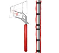 VEVOR Almohadilla para Poste de Baloncesto Cuadrado 1800 x 500 x 32 mm Rojo