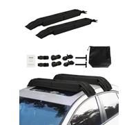 VEVOR Almohadillas Blandas para Portaequipajes de Techo 80 cm Almohadilla Universal para Portaequipajes Carga de 80 kg con Correas de Amarre, Bolsa de Almacenamiento para Canoa, Tabla de Snowboard