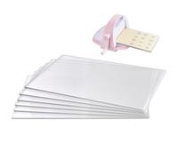 VEVOR Almohadillas de Corte para Troquelado 6 Piezas, 308 x 216 x 3 mm, Placas de Corte de Plástico, Compatible con Máquina Troqueladora Estampadora KM-1885 de VEVOR, para Scrapbooking Manualidades