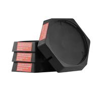 VEVOR Almohadillas de nivelación para RV, Patas de Aterrizaje Redondas, estabilizadores permanentes de Gato, Almohadillas de Goma, Capacidad de 2267.9 kg por Almohadilla de Gato RV, Quinta Rueda,