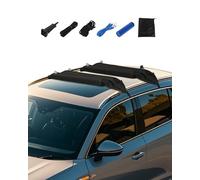 VEVOR Almohadillas Inflables Universales para Portaequipajes de Coche 95,5 cm Carga 40 kg con Correas de Amarre, Cuerdas, Bomba de Aire Manual, Bolsa de Almacenamiento para Canoas, Tablas de Surf