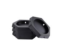 VEVOR Almohadillas Niveladoras a Vehículos Recreativos, Cada Una Carga 2277 kg, Almohadilla Estabilizadora de Gato con Gran Superficie, para Patas de Gato Redondas 25 cm, 360 x 315 x 51 mm, 4 uds