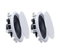 VEVOR Altavoces de Techo 203,2 mm 1 Par, Sistema de Altavoces para Techo, Potencia Máxima de 150 W, Sonido Hi-Fi, Montaje Empotrado, para Sala de Estar, Cine en Casa, Comedor, Balcón Cubierto