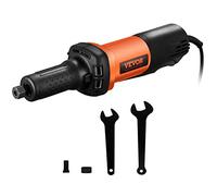 VEVOR Amoladora de Troquel Eléctrica 820W Amoladora Recta 7000-30000rpm Amoladora de Troquel Neumática 6 Velocidades con Cable de 1,8m Pinza 3mm y 6mm Funcionamiento Silencioso para Lijar Pulir Cortar