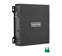 VEVOR Amplificador para Automóvil 2 Canales Clase AB Máximo 2 x 300W a 4 ohmios y 2 x 600W a 2 ohmios, Amplificador Estéreo de Audio para Coche Puenteable para Vehículo Todoterreno Sedán SUV Camioneta