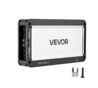 VEVOR Amplificador para Automóvil 4 Canales Clase D Máximo 4 x 500W a 4 ohmios y 4 x 1000W a 2 ohmios, Amplificador Estéreo de Audio para Coche Puenteable para Vehículo Todoterreno Camioneta Sedán SUV