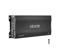 VEVOR Amplificador para Automóvil 5 Canales Clase D, 4 Canales Máximo 4 x 100W a 4 ohmios / 4 x 200W a 2 ohmios y 1 x 1000W a 2 ohmios / 1 x 500W a 4 ohmios, Amplificador de Audio para Coche Sedán SUV