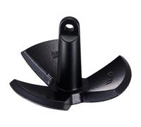 VEVOR Ancla de Río 13,6 kg Ancla de Barco de Hierro Fundido Revestida de Vinilo con Grillete Ancla de Seta de Grado Marino para Botes de hasta 30 pies para Muelles de Ríos y Lagos con Fondo de Lodo